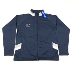 Mizuno Mens S Navy Blue Full Zip Running Biking Jacket Lightweight Mock Neck Nwt No Observed Rips, Tears, Or Stains. Please See Photos For Details And Measurements. Don't Hesitate To Reach Out With Any Questions! Size: S Department: Men Style: Lightweight Jacket Outer Shell Material: Polyester Type: Jacket Features: Lightweight Color: Blue Vintage: No Closure: Zip Occasion: Casual Brand: Mizuno Size Type: Regular Bike Jacket, Mens Rain Jacket, Running Hoodie, Windbreaker Jacket Mens, Running Vest, Color Block Jacket, Running Jacket, Blue Vintage, Pullover Jacket