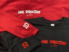 "As a dedicated One Direction fan, you know that it's the details that count. That's why this product is a must-have for you! Right-hand cuff in the corresponding color for a sleek finishing touch! Embroidered 7.50\"width Available in all colors shown on pictures Crewnecks are super soft, cozy and comfortable! Sizes are unisex Material: 50% cotton / 50% polyester Weight: 8oz Pre-shrunk Polyester thread is used (won't shrink) Classic fit Gildan style 18000 Care: 💦 Machine wash cold, inside-out, Black Crewneck, Wow Products, Sleeve Detail, One Direction, Crew Neck Sweater, Harry Styles, Cotton Material, Sweat Shirt