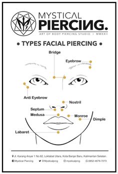 Types facial piercing - #Hypnosis #Productivity #Fitness #Needlework #Sewing #Handicrafts #Painting Piercing Guide Face, Piercing Bridge, Piercing Medusa, Facial Piercing, Mouth Tattoo, Medusa Piercing, Facial Piercings