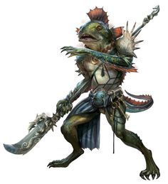 Sahuagin Art, Sahuagin Dnd, Dnd Locathah, Npc Ideas, Scaly Skin, Gaming Token, Cthulhu Mythos, Dnd Monsters