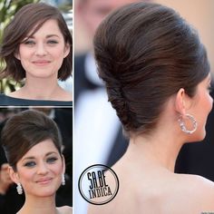 #cannes #redcarpet #hairstyle #60s #beehive #MarionCotillard Bridesmaid Alternative, Beehive Updo, 60s Beehive, Sanggul Modern, Unique Wedding Hairstyles, Hair Styels, Haircut Styles For Women, Beehive Hair, Layered Haircuts For Medium Hair