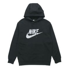 Nike Sportswear Pullover Velvety Warm Men's Black CU4374-010 Nike Sports Hoodie With Logo Print, Black Sweat-resistant Sweatshirt For Workout, Black Sweat-resistant Sweatshirt For Winter, Black Moisture-wicking Sweatshirt For Sportswear, Black Sweat-resistant Winter Sweatshirt, Winter Black Sweat-resistant Sweatshirt, Black Sports Sweatshirt, Black Sportswear Sweatshirt For Gym, Functional Black Sports Sweatshirt