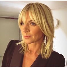 Zoe Ball, Kort Bob, Ball Hair, Ball Hairstyles, Hair 2018, Mid Length Hair, Great Hair, Blonde Hair Color, Hair Dos