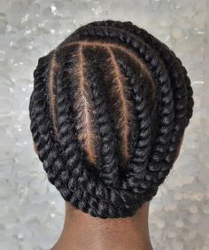 Side Part Cornrows Natural Hair, Twisted Hair, Protective Hairstyles For Natural Hair