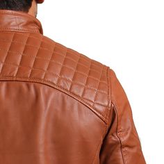 Brown quilted shoulders leather jacket is manufactured using highest quality authentic leather. This biker quilted jacket have a diamond quilted design on its back with appealing brown color which is different from everyday black jacket. Material: Genuine Leather Inner: Viscose Color: Brown Zipper: YKK Size: XS - 5XL NOTE: The size-chart is in accordance with the actual chest size of a person, for-example: XS is suitable for the person having chest size 37-38 Inches (94-97 cm). Men Classic, Ageless Style, Classic Brown, Brown Jacket, Brown Leather Jacket, Diamond Quilt, Quilted Jacket, Black Jacket, Chest Size