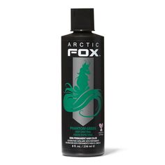 Phantom Green Semi Permanent Hair Color 8 oz. Arctic Fox Phantom Green Semi Permanent Hair Color 8 oz. | Green | Sally Beauty Arctic Fox Violet Dream, Arctic Fox Purple Rain, Fox Colors, Fox Hair Dye, Arctic Fox Hair Color, Semi Permanent Hair Dye, Semi Permanent Hair Color, How To Lighten Hair, Permanent Hair Dye