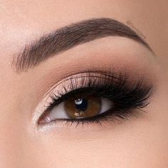 Natural Wedding Makeup Looks, Makeup Geek Eyeshadow, Wedding Eyes, Wedding Hairstyles And Makeup, Natural Smokey Eye, Wedding Eye Makeup, Alat Makeup, Wedding Makeup For Brown Eyes, Hooded Eye Makeup