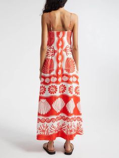 Elevate your summer wardrobe with this unique print tie-front loose maxi dress in shells from LikeMyChoice®. This dress is made from comfortable fabric and has shell-print straps in vibrant contrasting colors for a touch of romance. Perfect for a special occasion or a relaxing beach day, this dress is a stylish choice for any event. See More：Vacation-New-Style @Note:Size: please check measurements carefullyPlease allow 0.5-1" difference due to manual measurementDifferent monitor settings means c Relaxing Beach, Loose Maxi Dress, Vacation Wear, Chic Me, Fit Style, Two Piece Outfit, Unique Print, Summer Wardrobe, Beach Day