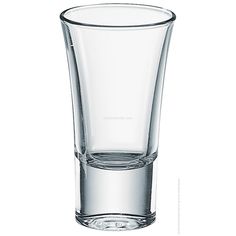 an empty glass is shown on a white background with water in the bottom and bottom