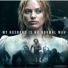 the movie poster for my husband is no normal man, featuring a woman with blue eyes