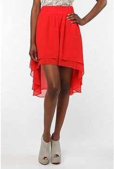 Salsa skirt. Skirts Satin, Satin Skirts, Ruffle Skirts, Coral Skirt, Staring At Stars, Utility Skirt, Wrap Skirts