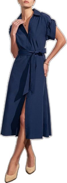 Shirtdress, Casual Elegance, Shirt Collar, Belted Dress, Warm Weather, Jumpsuit Dress, Blue Dresses, Short Sleeves, Collage