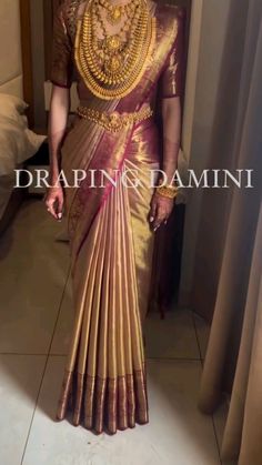 South Wedding Sarees, Wedding Saree Indian Hindu, Bridal Kanchipuram Silk Sarees, Latest Kanjivaram Silk Saree, Bridal Pattu Sarees Wedding, Gold Bridal Saree South Indian, Kerala Hindu Bride Saree, Kanjeevaram Sarees Silk, Kerala Bridal Look