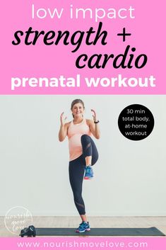 the 30 minute at home prenatal workout