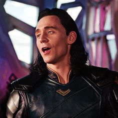 a man dressed as loki in the avengers movie