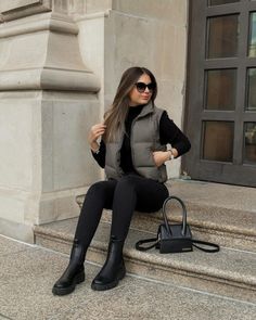 Chique Outfit, Look Legging, Paris Mode, Looks Black, Outfit Trends, Stylish Work Outfits, Trendy Fall