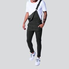 Be on-trend this spring-summer season with our 2023 Collection's Skinny Color Men's Denim Jumpsuit ââ‚?the perfect combination of urbane style and sophistication!Why You'll Love ItThis jumpsuit will make you stand out from the crowd with its unique details. It is made from stretchy fabric and features color-contrasting suspenders and buttons closure. The sleek slim fit type is designed to hug your form while looking stylish and feeling informal.Key Highlights: Statement Piece: Make a bold fashio Fitted Summer Overalls For Streetwear, Fitted Cotton Overalls For Streetwear, Fitted Denim Jumpsuit For Spring Streetwear, Casual Fitted Overalls For Streetwear, Jean Jumpsuit, Denim Patterns, Jumpsuit Online, Oversized Denim Jacket, Red Jumpsuit