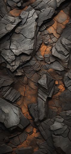 an image of rocks that look like they have been made out of rock and dirt