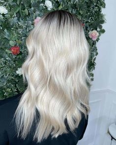 Dark Brown Roots Icy Blonde 2