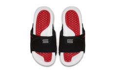 Nike Jordan Hydro 11 Retro Slides'Bred' GS Black/Varsity Red/White AJ0022-006 Air Jordan 11, Jordan 11, Nike Jordan, Air Jordan, Air Jordans, Red White, Slides, Red And White, Jordan