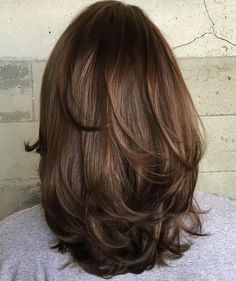 Mid Length Hair With Layers Shag, Medium Straight Hair Side Part, Single Process Hair Color Asian, Hair Styles Mid Length Layers, Princess Katherine Hair, Brunette Medium Length Hair With Layers Side Swept Bangs, Mid Short Hair With Layers, Mid Length Haircut 2023, Long Hair Styles Over 40 For Women