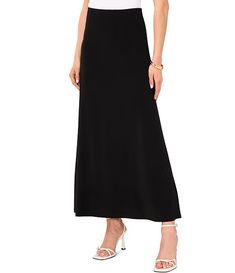 Vince Camuto A-Line Pull-On Maxi Skirt | Dillard's Classic Fitted A-line Bottoms, Classic Fitted A-line Skirt, Fitted A-line Maxi Skirt For Evening, A-line Elastane Lined Skirt, Fitted Solid Color Maxi Skirt With Long Inseam, Fitted A-line Maxi Skirt With Lining, Fitted Long Inseam Maxi Skirt, Fitted Long Inseam Solid Maxi Skirt, Flowy Elastane Maxi Skirt