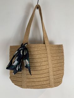 DRAPER JAMES Beige Tan Woven Straw Tote Shoulder Bag Handbag Boho Beach. Like new. No flaws. Clean. Great classic woven tote. Draper James, Straw Tote Bag, Boho Beach, Straw Tote, Like New, Bags Handbags, Women Accessories, Bag Lady, Shoe Accessories