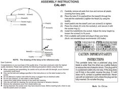 an instruction manual for the assembly instructions and instructions on how to use it in this project