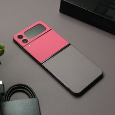 Samsung Galaxy Z Flip 4 Textured matt pink skins