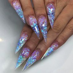 Acrylic Nails Natural, Clear Nail Designs, Acrylic Nails Stiletto, Sculpted Nails, Nails Stiletto, Clear Nail