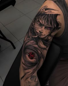 a person with a tattoo on their arm