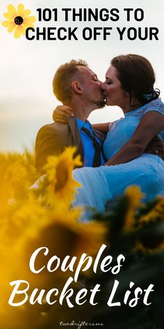 Here are 101 epic items for all couples to check off their #bucketlist . These to-do's are romantic, include plenty of #travel and #adventure , and are ideal for #couples of all kinds. #Marriage #Relationships #RelationshipGoals #CoupleGoals Ideal Man List, Bucket List Ideas For Couples, Couples Bucket List, Romantic Bucket List, Romantic Stuff, Relationship Killers, Couples Travel, Troubled Relationship, Bucket List Ideas