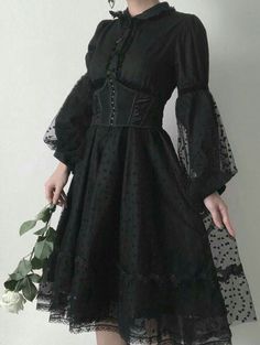 [Part Masih Lengkap - Belum Direvisi ] Raffi Nugraha seorang anak ba… #fiksiremaja # Fiksi remaja # amreading # books # wattpad Black Gothic Dress, Gothic Mode, Puff Sleeves Dress, Punk Dress, Goth Dress, Punk Rave, Sleeves Dress, Gothic Dress, Gothic Outfits