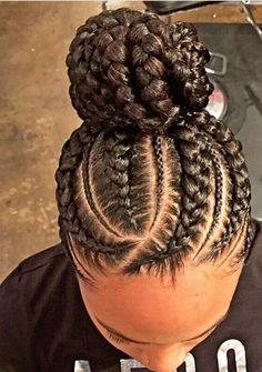 Goddess Braid Styles, Braided Bun Hairstyles, Long Box Braids, Box Braids Styling, Beautiful Braids, Braid Hair