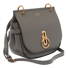 Mulberry small charcoal Amberley crossbody bag, Turn-lock closure, inner open pocket, adjustable and removable shoulder strapComposition: 100% Calf Leather Mulberry Handbag, Mulberry Bag, Zegna Shoes, Bridles, Horse Bits, Equestrian Style, Card Holder Leather, Leather Satchel, Designer Bags