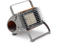 an image of a portable heater on a white background with clippings to the side