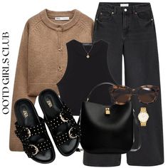 Spring Styling, Outfit Links, Ootd Spring, Brown Outfit, Looks Black, Casual Chic Outfit, Girls Club, Neutral Fashion, The Outfit