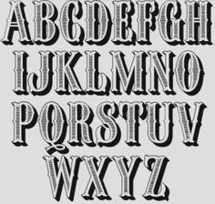 the upper and lower case of an old fashioned font