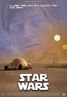 the poster for star wars is shown in front of an image of a woman's face