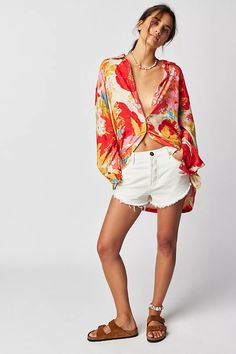 Tyler Shirt | Free People Spring Daywear Shirt With Shirttail Hem, Spring Shirttail Hem Shirt For Daywear, Chic Long Sleeve Shirt For Daywear, Trendy Long Sleeve Shirt For Daywear, Chic Long Sleeve Shirt For Spring, Spring Shirt With Relaxed Fit And Shirttail Hem, Relaxed Fit Shirt With Shirttail Hem For Spring, Oversized Shirt With Shirttail Hem For Spring, Long Sleeve Shirt For Day Out