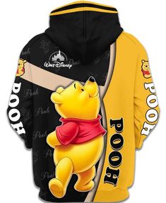 Winnie The Pooh Hoodie, Microwave Meals, Disney Socks, Mouse Outfit, Crazy Art, Disney Clothes, Baby Momma, Printed Hoodies, Loose Clothing