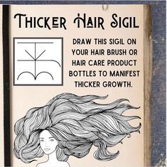 Thicker Healthier Hair, Money Spells That Work, Beauty Spells, Good Luck Spells, Easy Spells, Luck Spells, Wiccan Magic, Witch Spirituality, Magic Spell Book