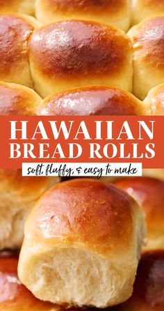 hawaiian bread rolls are soft, fluffy and easy to make they're ready in under 30 minutes