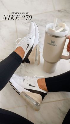 Nike Fall Shoes, How To Style Nike Air Max 270 Outfits, Trendy Womens Sneakers 2023, Nike Shoes Women Workout, Womens Tennis Shoes 2023, Gym Sneakers Women Workout Outfits, Women’s Gym Outfit Ideas, Jeans And Gym Shoes Outfits, Workout Tennis Shoes For Women