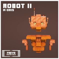 an image of a robot in the middle of a video game poster with text above it that reads robot ii m - omis