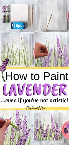 how to paint lavender even if you're not artistic