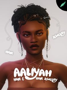 ~aaliyah~ hair & hair jewelry! (two versions) | Patreon Sims 4 Cc Black Hair Female, Black Male Hairstyles Sims 4 Cc, Sims 4 Ponytail Hair, Braces Sims 4 Cc, Feminine Hair, Aaliyah Hair, Mod Hair, Cc Hair