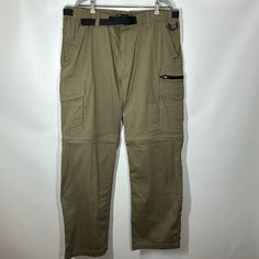 Nwt Size - Xxl 32 Store Sku # 1232452 Khaki Cargo Pants With Pockets For Camping, Beige Cargo Pants For Outdoor Activities, Casual Khaki Cargo Pants For Camping, Cream Outfits, Convertible Pants, Clothing Pants, Khaki Chinos, Chinos Pants, Short Pants