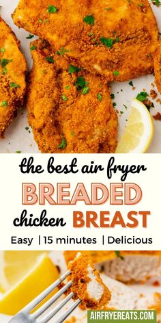 the best air fryer breaded chicken breast recipe