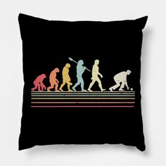 Vintage funny lawn bowls evolution of man -- Choose from our vast selection of throw pillows to match with your desired size to make the perfect custom pillow. Pick your favorite: Movies, TV Shows, Art, and so much more! Available in extra small, small, medium, large. For beds, couches/sofas, love seats, and chairs. Perfect for decoration. Evolution Of Man, Bowling Gifts, Lawn Bowls, Man Pillow, Vintage Skateboards, 60s And 70s Fashion, Retro Pillows, Shirt Pillow, Vintage Humor